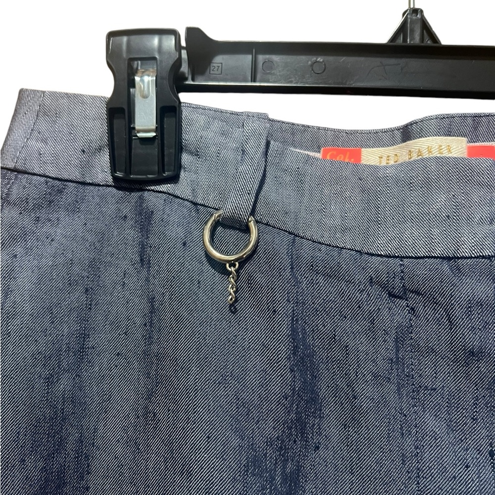 Ted Baker Color by Number collection Linen Blend pants Size 1 - Picture 9 of 16